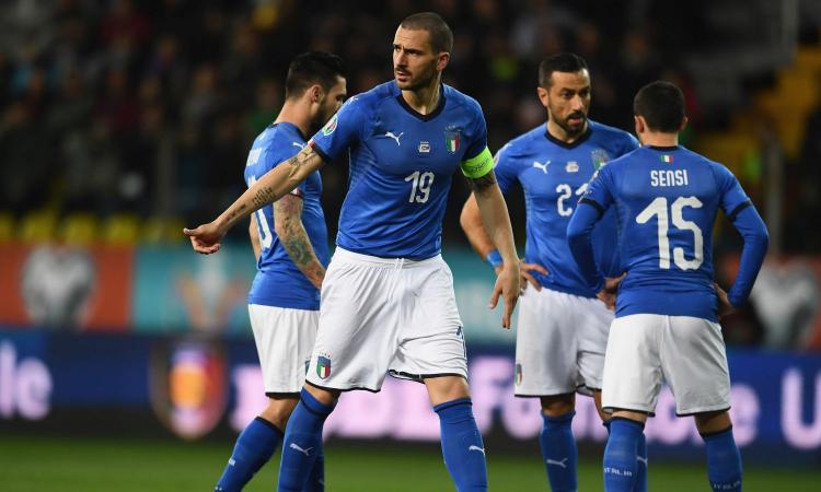 Italia-Bosnia allo Stadium: il messaggio della Juve FOTO