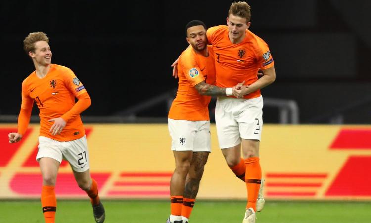 Olanda qualificata a Euro 2020: il messaggio di De Ligt