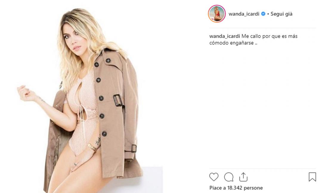Icardi out per Milan-Inter, Wanda: 'Sto in silenzio perché...' FOTO