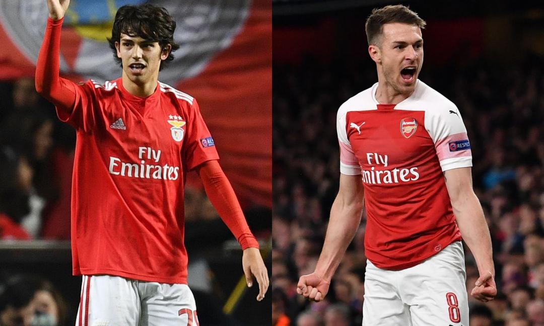 Occhi sull'Europa League: Ramsey colpisce il Napoli, Joao Felix è mostruoso!