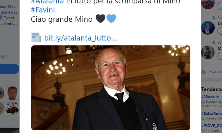 L'Atalanta saluta Mino Favini: quanti bianconeri scoperti