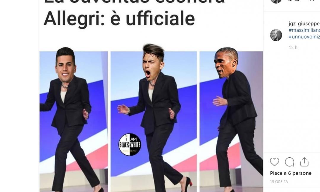 Juve, addio Allegri: le 24 ore decisive attraverso i 'meme' sui social GALLERY