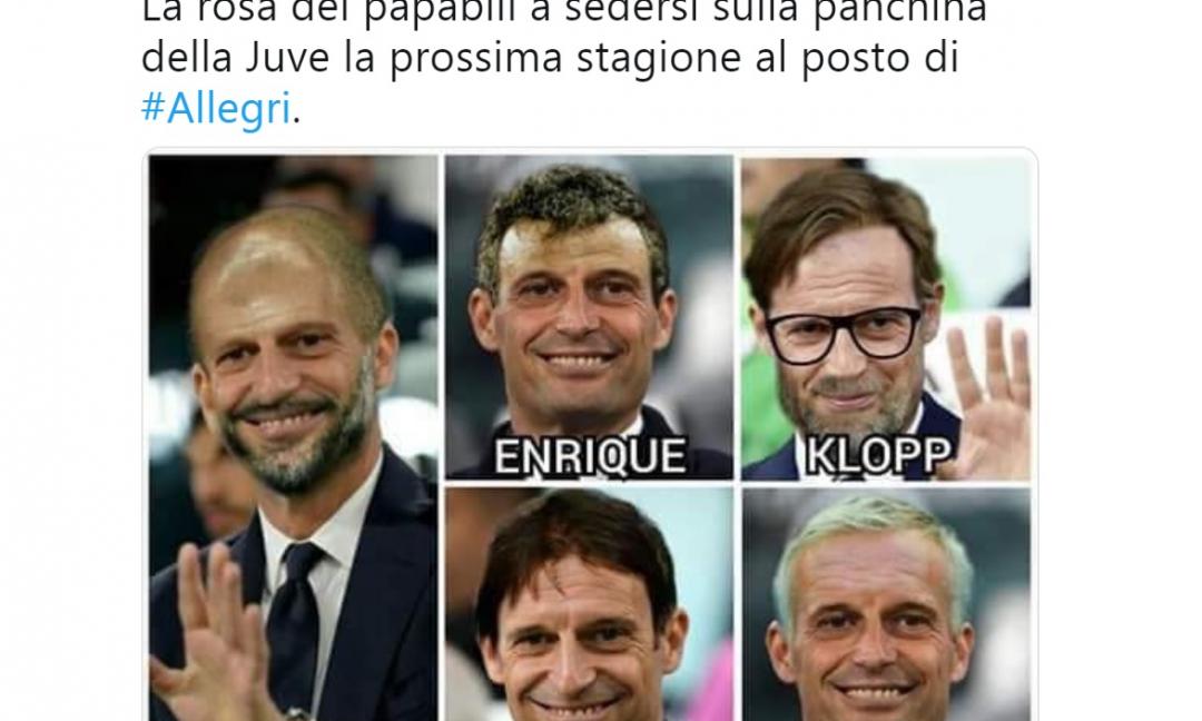 Allegri, Conte & co., i 'rumors' visti dai tifosi della Juve sui social GALLERY