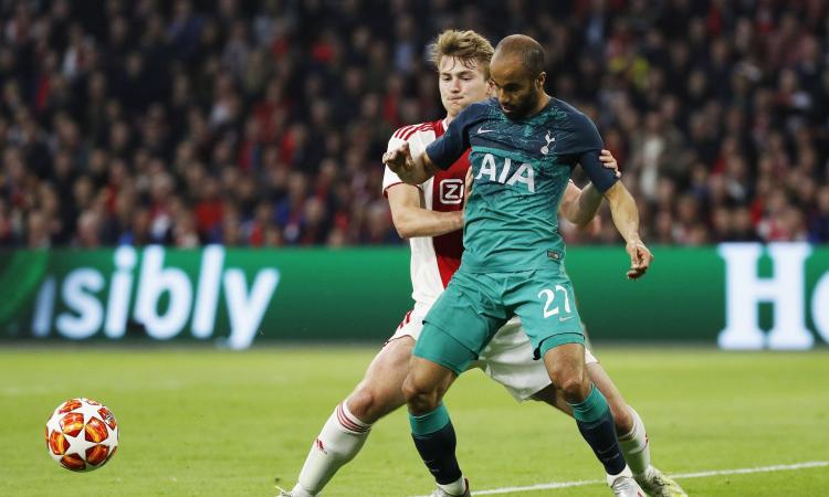 Tottenham in finale di Champions! Lucas al 96' stende l'Ajax: 3-2