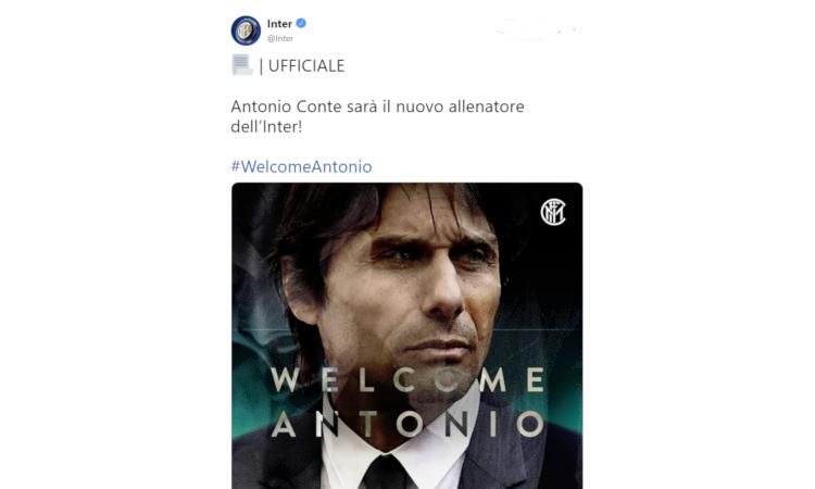 UFFICIALE, Conte all'Inter: 'Sono entusiasta, qui per ambizione e storia'