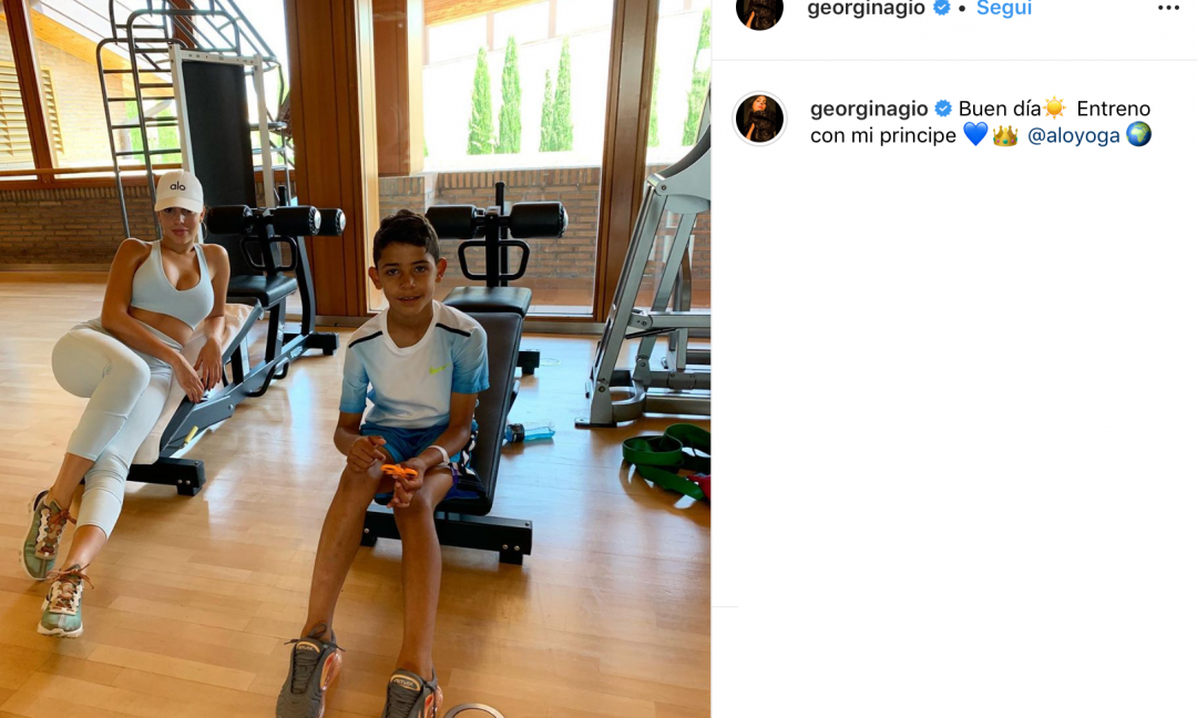 Georgina a Madrid: palestra e parco, lady CR7 non si ferma mai FOTO