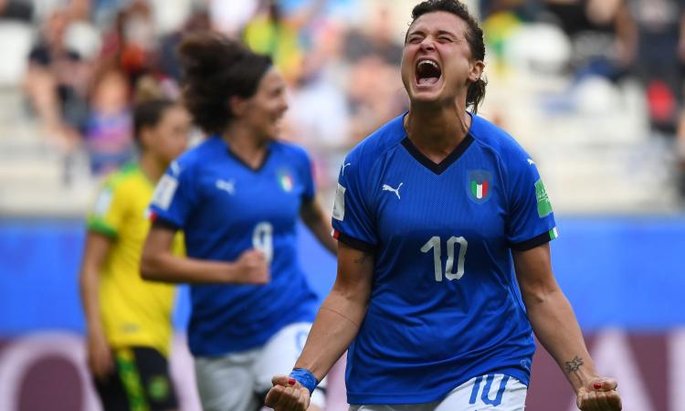 Italia femminile, che show: 6-0 alla Georgia, due gol 'bianconeri'