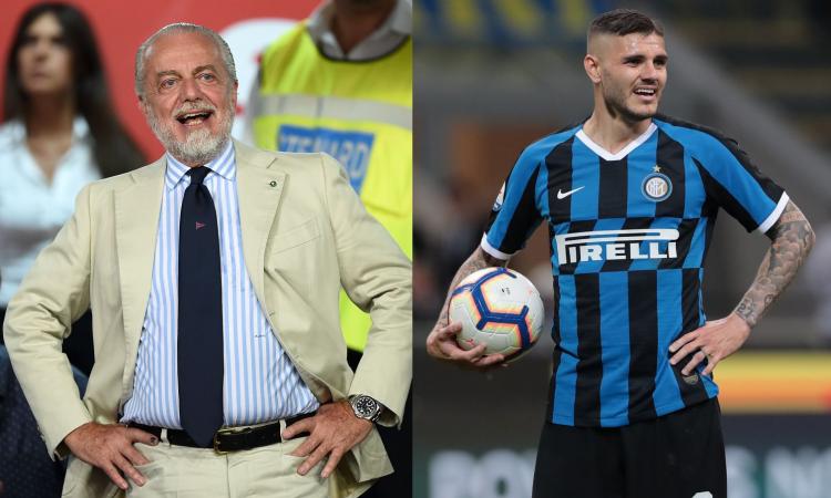 Napoli, era un falso ultimatum: De Laurentiis aspetta ancora il sì di Icardi