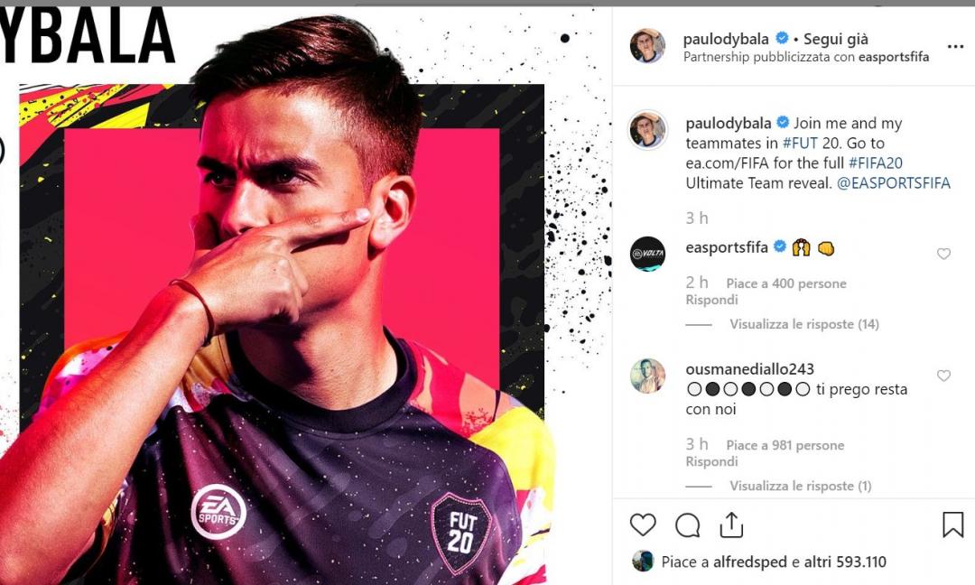 Dybala, la FOTO sui social fa discutere: indizio di un addio alla Juve? 