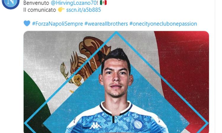 Lozano arriva a Napoli: vuole la Juve