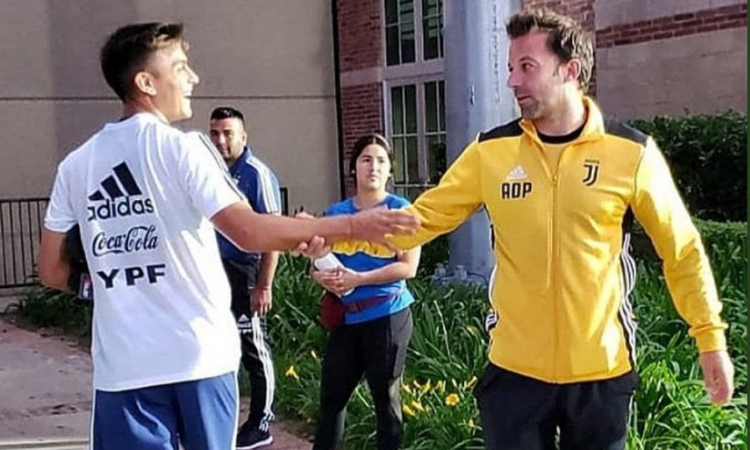 Dybala-Del Piero, incontro a Los Angeles: tifosi impazziti