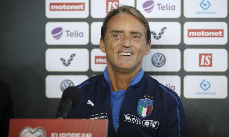 Italia, Mancini: 'Bernardeschi in ballottaggio'. Poi bacchetta Kean