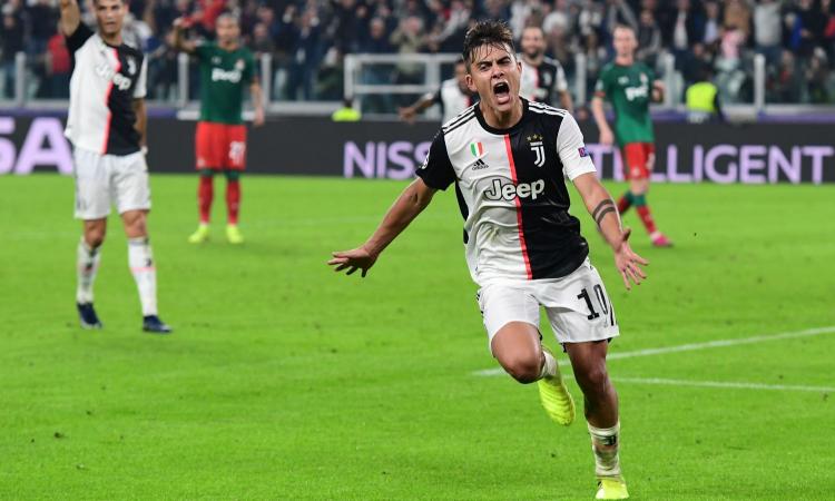 Dybala nella top 5 dei marcatori in Champions: superato un big