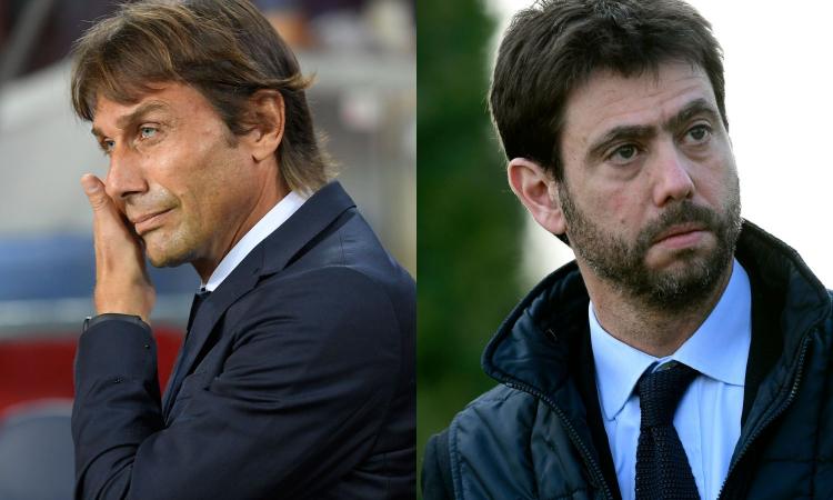 Furia Inter con Agnelli e Juve: incontro con Conte, la posizione del club nerazzurro