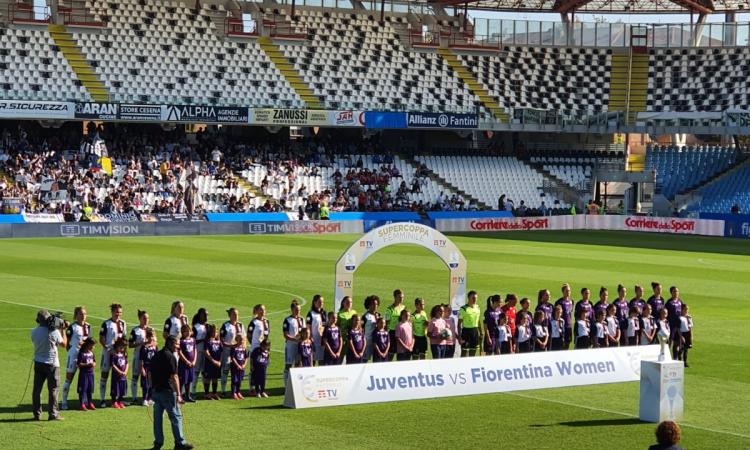 Women, Juve-Fiorentina 2-0: la Supercoppa è bianconera!