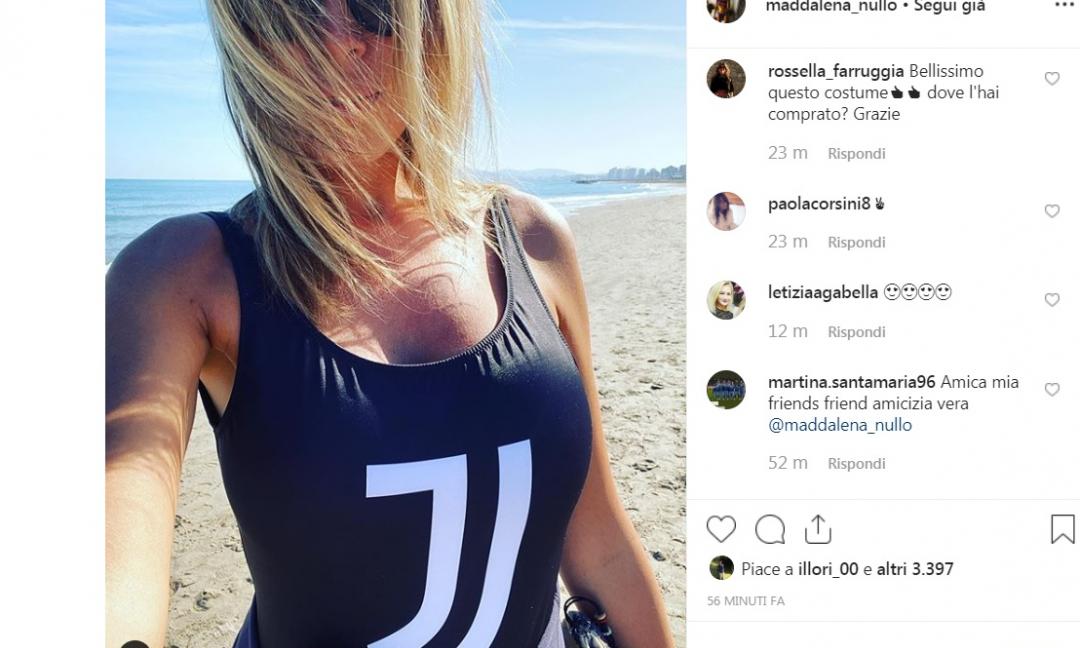 Lady Barzagli sempre al top: in spiaggia con la Juve... addosso GALLERY