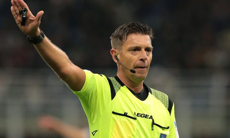 Arbitro Coppa Italia: Juve-Milan a Rocchi, al VAR...