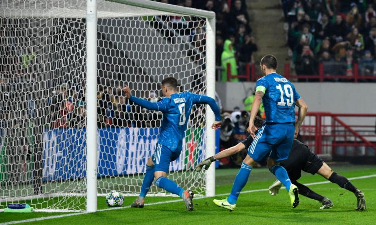 JUVE AGLI OTTAVI DI CHAMPIONS! Lokomotiv sconfitta 2-1, decide Douglas Costa nel recupero