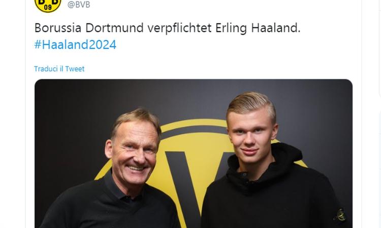 Haaland svela: 'Ecco perché ho scelto il Borussia Dortmund'