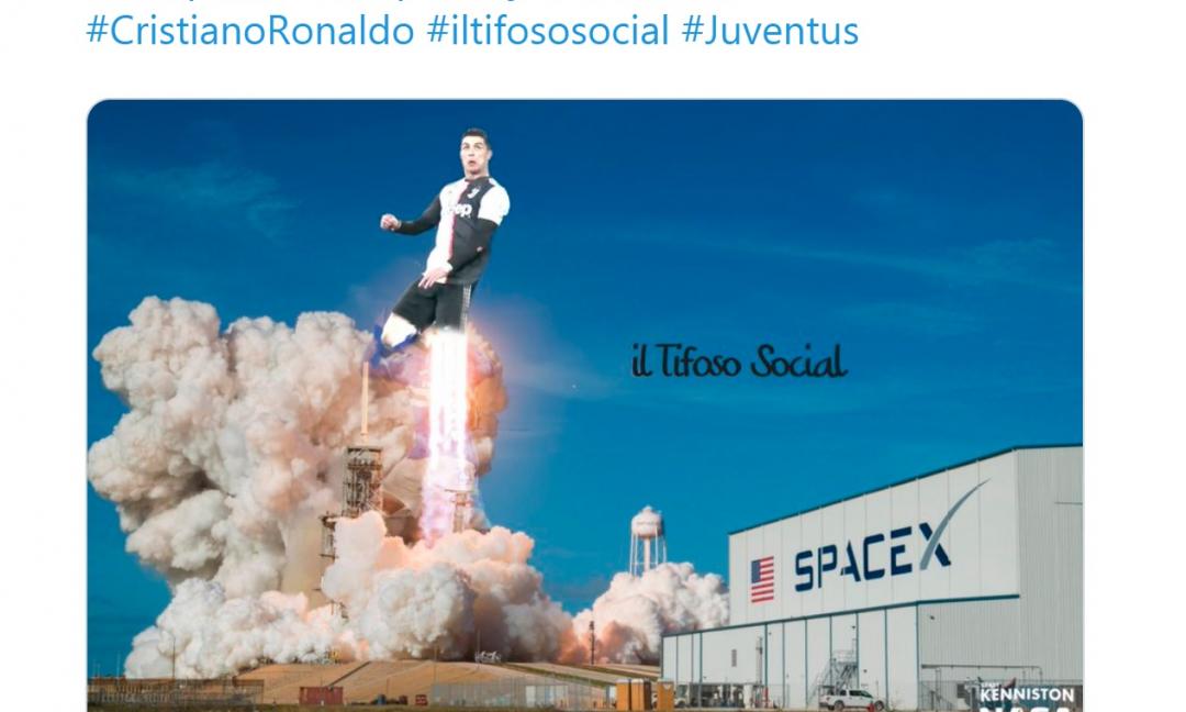Samp-Juve: il 'volo' di Ronaldo è subito virale sui social MAXI-GALLERY