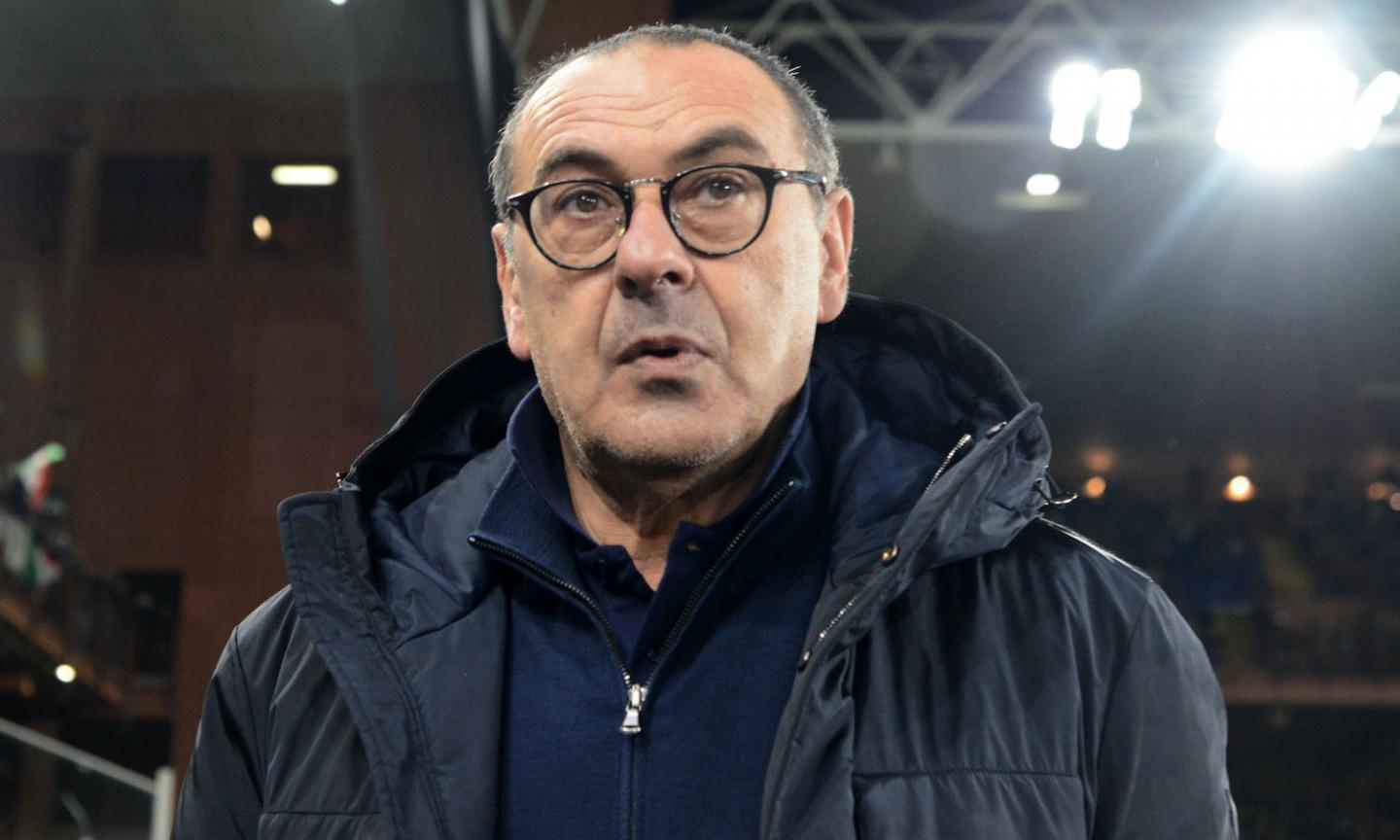 Sarri: 'Questa Juve mi diverte. Obiettivi utopici per migliorare sempre. Su Allegri...'