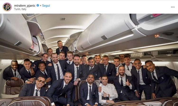 Supercoppa, la FOTO di gruppo! Da Chiellini a Ronaldo: tutti i messaggi