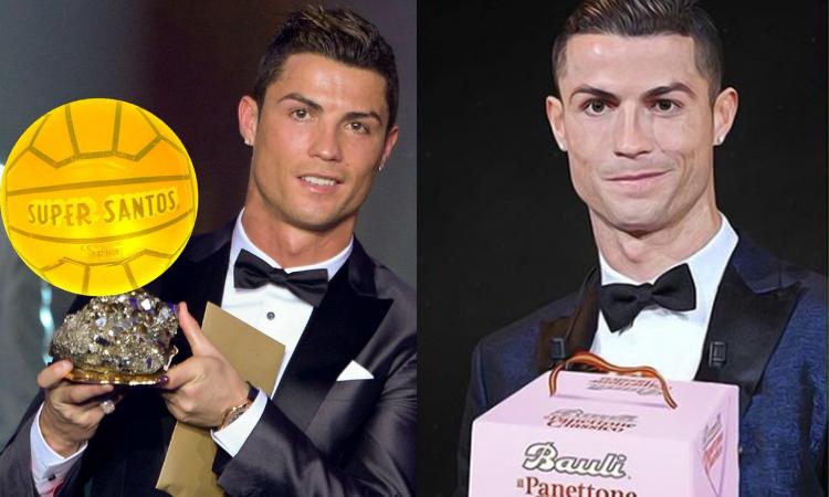 'A Messi il Pallone d'Oro, a Ronaldo il panettone': il web si scatena GALLERY