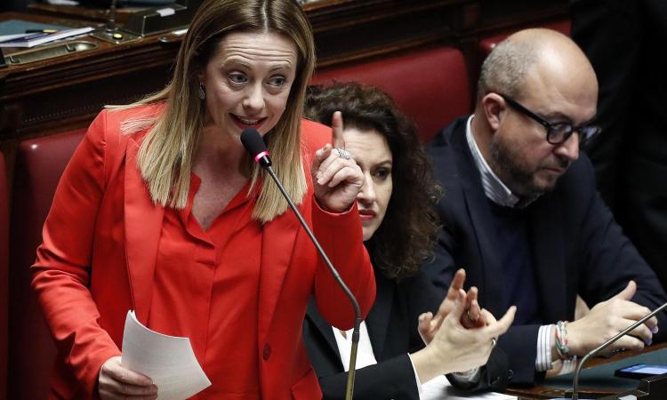 Giorgia Meloni risponde al premier Conte VIDEO