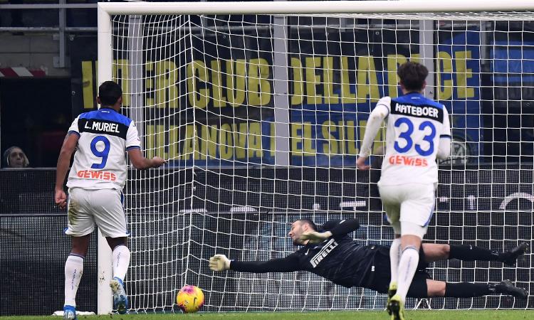 Handanovic salva l'Inter: è 1-1 con l'Atalanta, la Juve può diventare Campione d'inverno