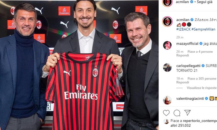 Milan, Ibrahimovic: 'Ho parlato più con Maldini e Boban che con mia moglie'