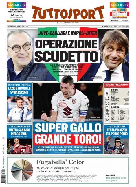 'Operazione scudetto', 'Napoli for Sarri': le prime dei giornali