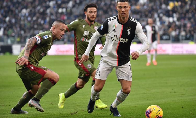 Juve-Cagliari 4-0: è sempre l'anno di Ronaldo, tripletta e saluti a Maran. Anche Higuain in gol