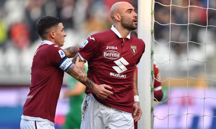 Torino, infortunio per Zaza: in dubbio contro la Juve