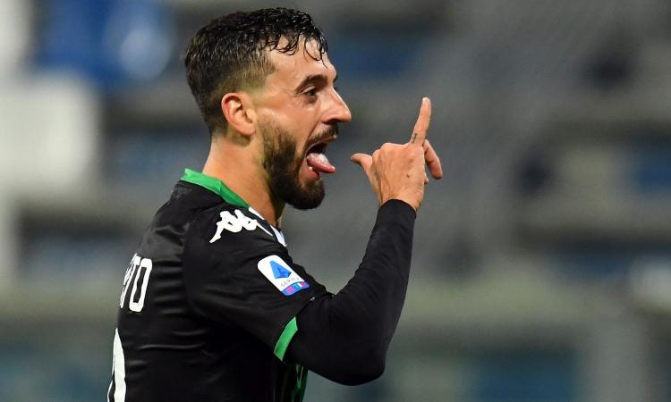 Sassuolo, Caputo, De Zerbi e quel paragone con un ex juventino