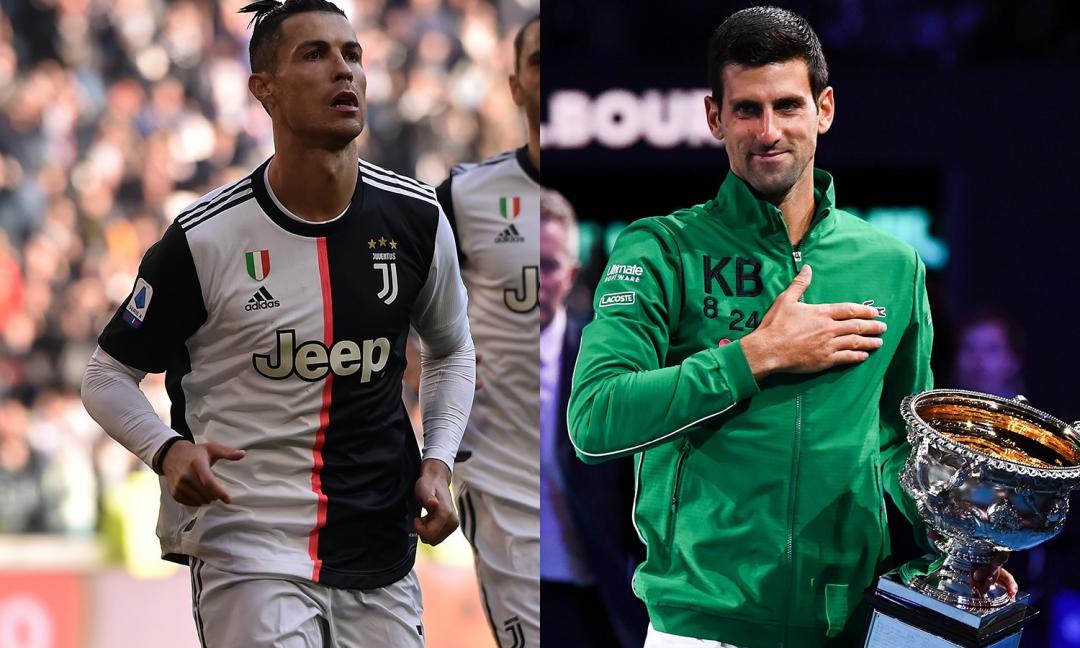 CR7 e Djokovic, come brillano le “stelle” degli Anni Ottanta