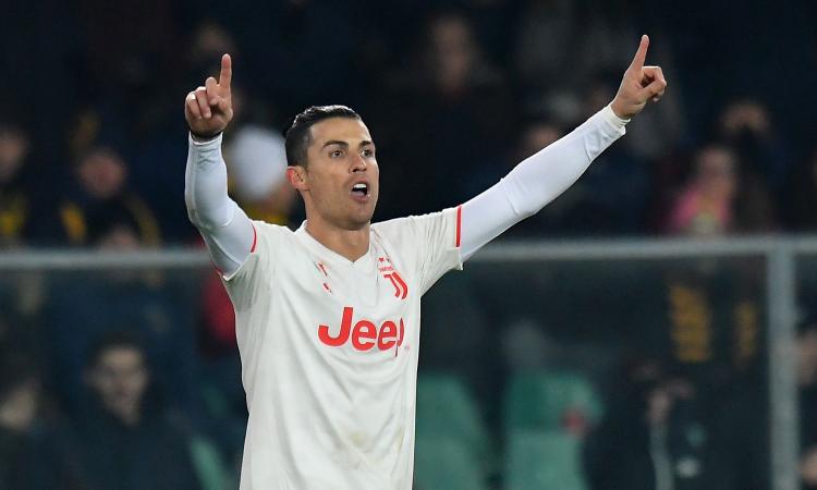 Ronaldo, la macchina da gol della Juve: quasi un gol ogni 90', tutti i numeri