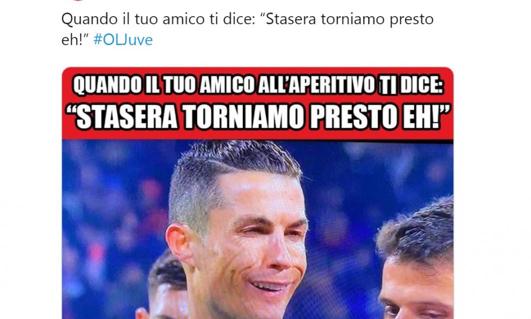 Lione-Juve: la smorfia di Ronaldo è diventata... un 'meme' GALLERY