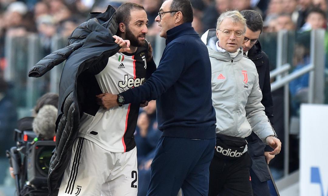 Faccia a faccia Sarri-Higuain: la promessa dell'argentino