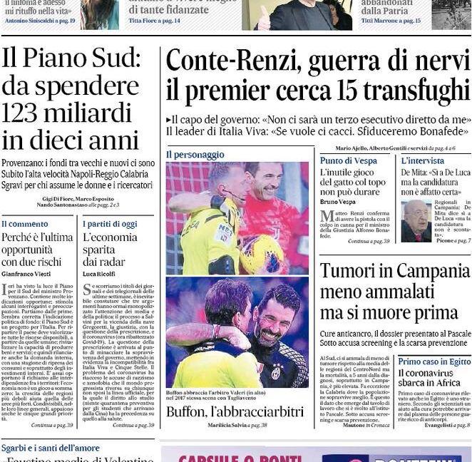 'Buffon, l'abbracciarbitri': l'attacco de Il Mattino scatena la polemica FOTO