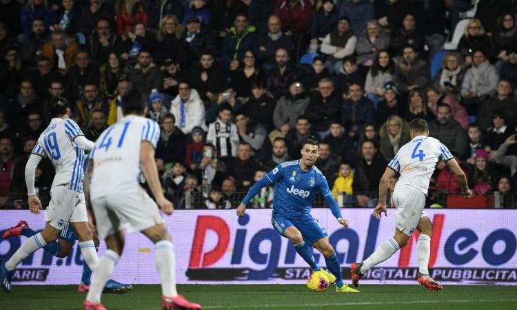Spal-Juve, le migliori FOTO: Ronaldo e Ramsey a bersaglio, Dybala ispirato