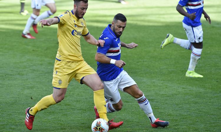 Serie A, Gabbiadini positivo: stop Lecce, il Verona avvia i controlli