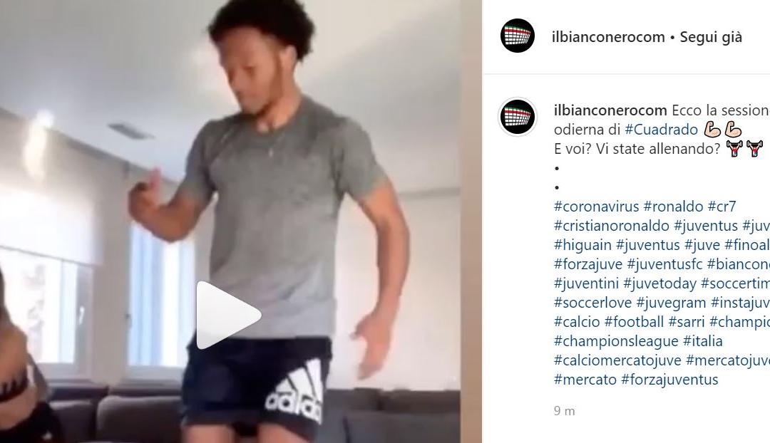 Cuadrado, allenamento in dolce compagnia VIDEO