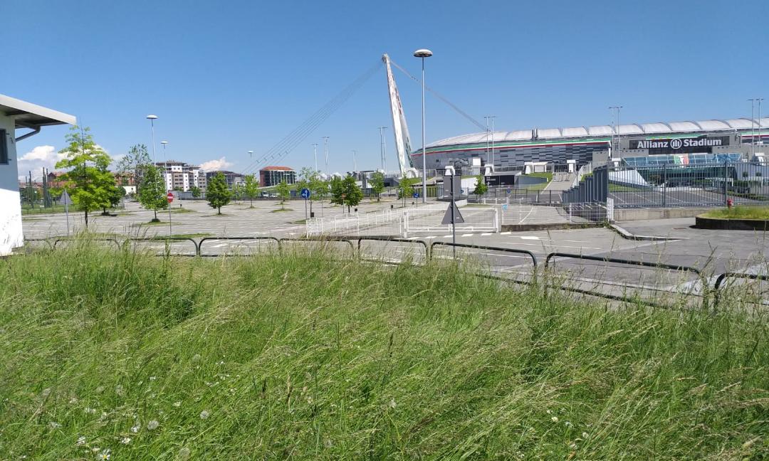 Stadium e Continassa 'abbandonati' FOTO e VIDEO 51 giorni dopo Juve-Inter