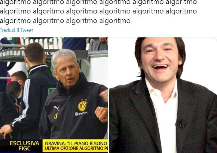 Algoritmo, i tifosi della Juve sentono puzza di bruciato: 'Vince Lotito! E' come quello di Caressa?'