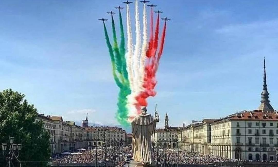 Frecce Tricolori e assembramento a Torino, la polemica di Bonucci