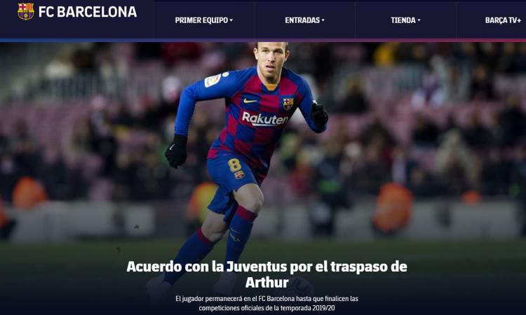JUVENTUS, UFFICIALE: PRESO ARTHUR! 72 milioni più 10 di bonus al Barcellona