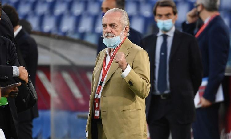 De Laurentiis: 'Grande Napoli, che peccato non aver potuto incontrare la Juve'