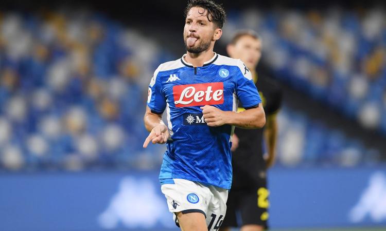 Napoli-Juve, le condizioni di Mertens