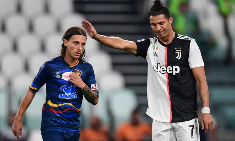 Juve-Lecce, il primo tempo di Ronaldo in FOTO: 45' da dimenticare