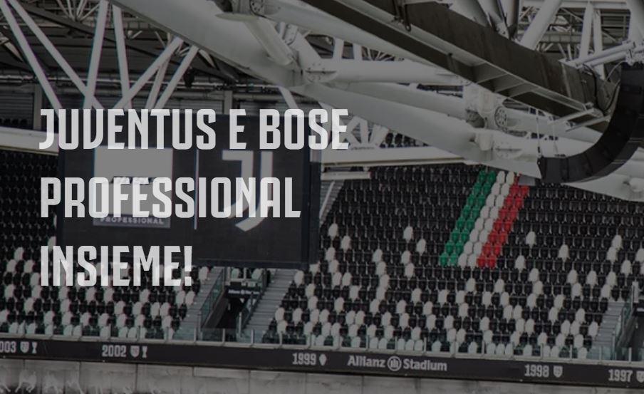 Juve, Bose Professional nuovo sponsor